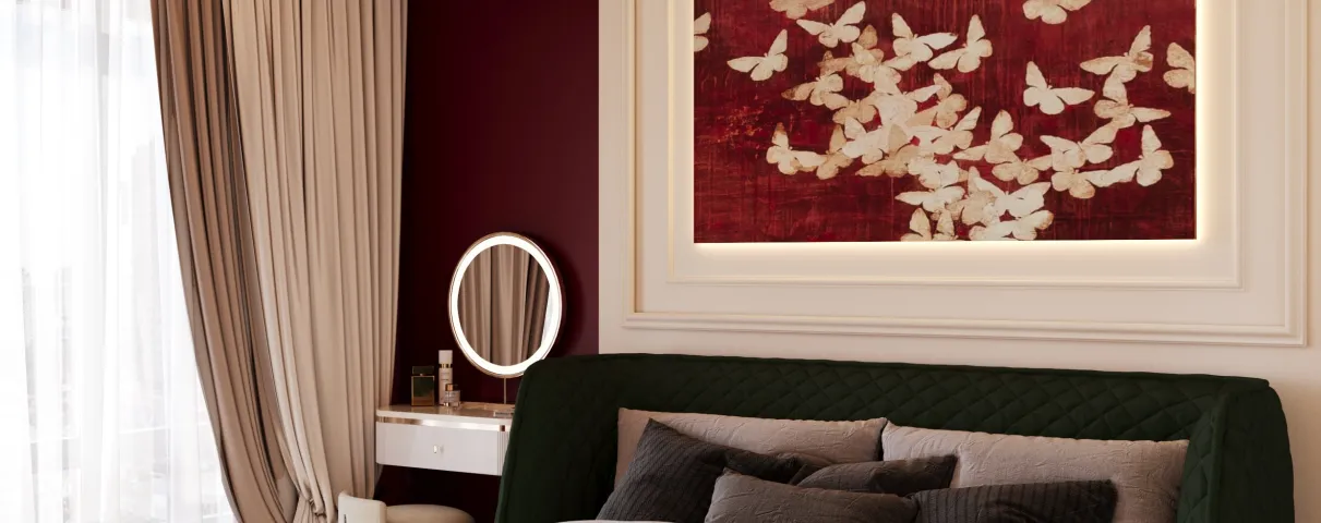 Neoclassical style apartment